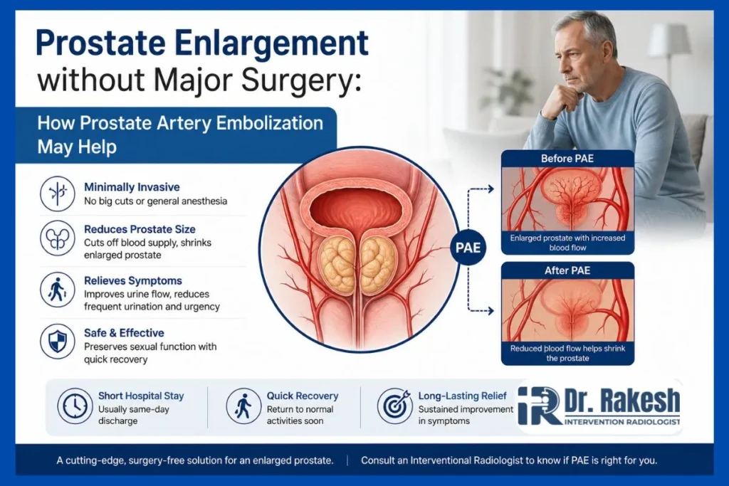 Prostate Enlargement without Major Surgery How Prostate Artery Embolization May Help.