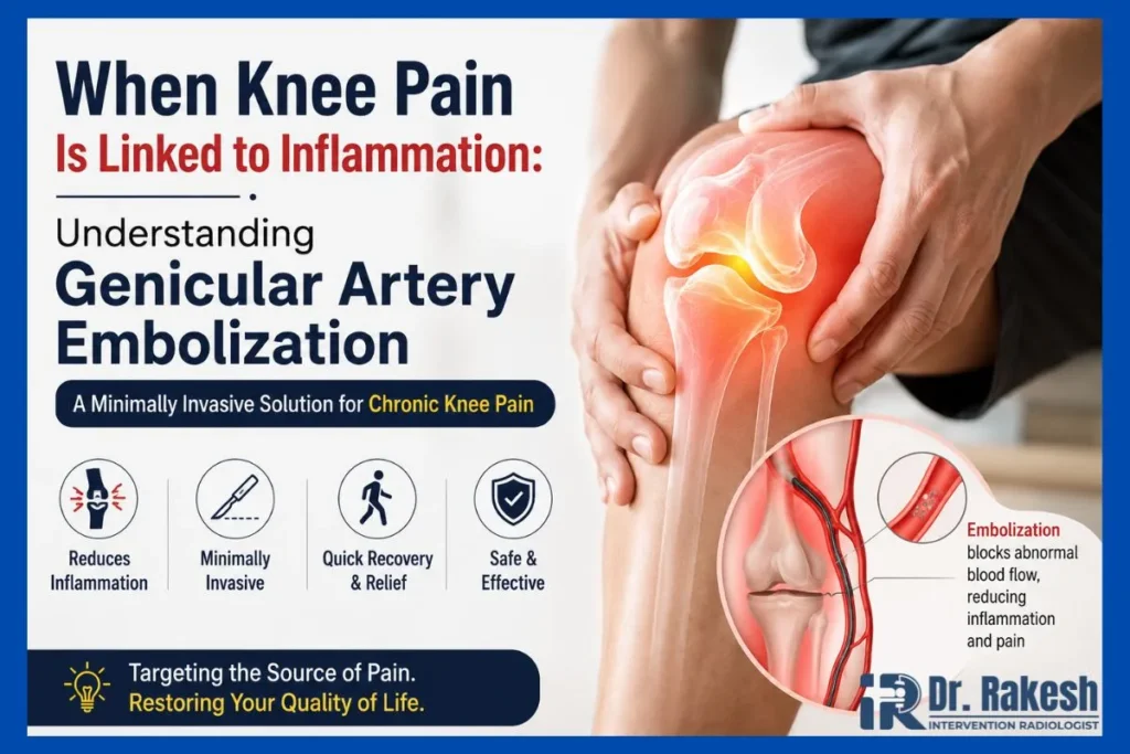 When Knee Pain Is Linked to Inflammation Understanding Genicular Artery Embolization