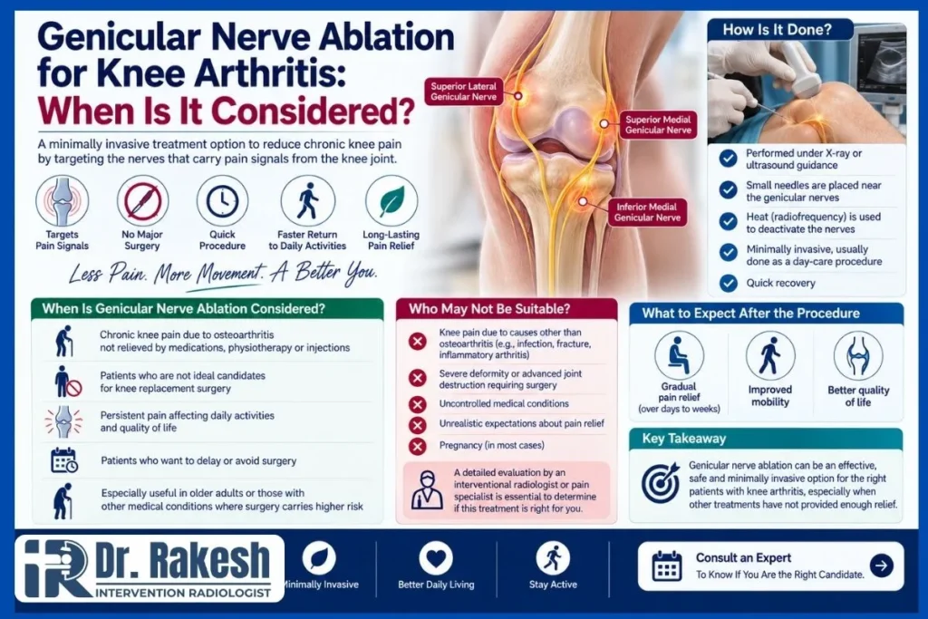 Genicular Nerve Ablation for Knee Arthritis When Is It Considered