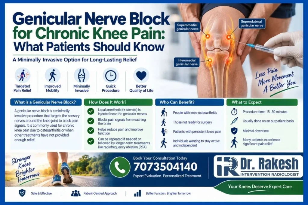 Genicular Nerve Block for Chronic Knee Pain What Patients Should Know